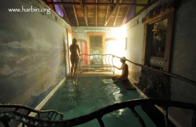 The hot pool at Harbin is fed directly from natural hot springs. (Photo by Luiza Leite, www.luizaleite.com)